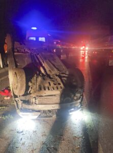 BALIKESİR (AA) – Balıkesir'in Gönen ilçesinde otomobilin devrilmesi sonucu bir