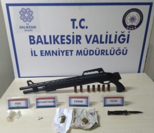 BALIKESİR (AA) – Balıkesir Emniyet Müdürlüğünce kaçakçılık, narkotik ve asayiş