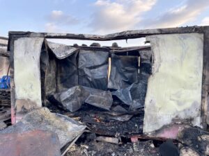 İSTANBUL (AA) – Başakşehir'de bir fabrikada çalışan işçilerin kaldığı konteynerde