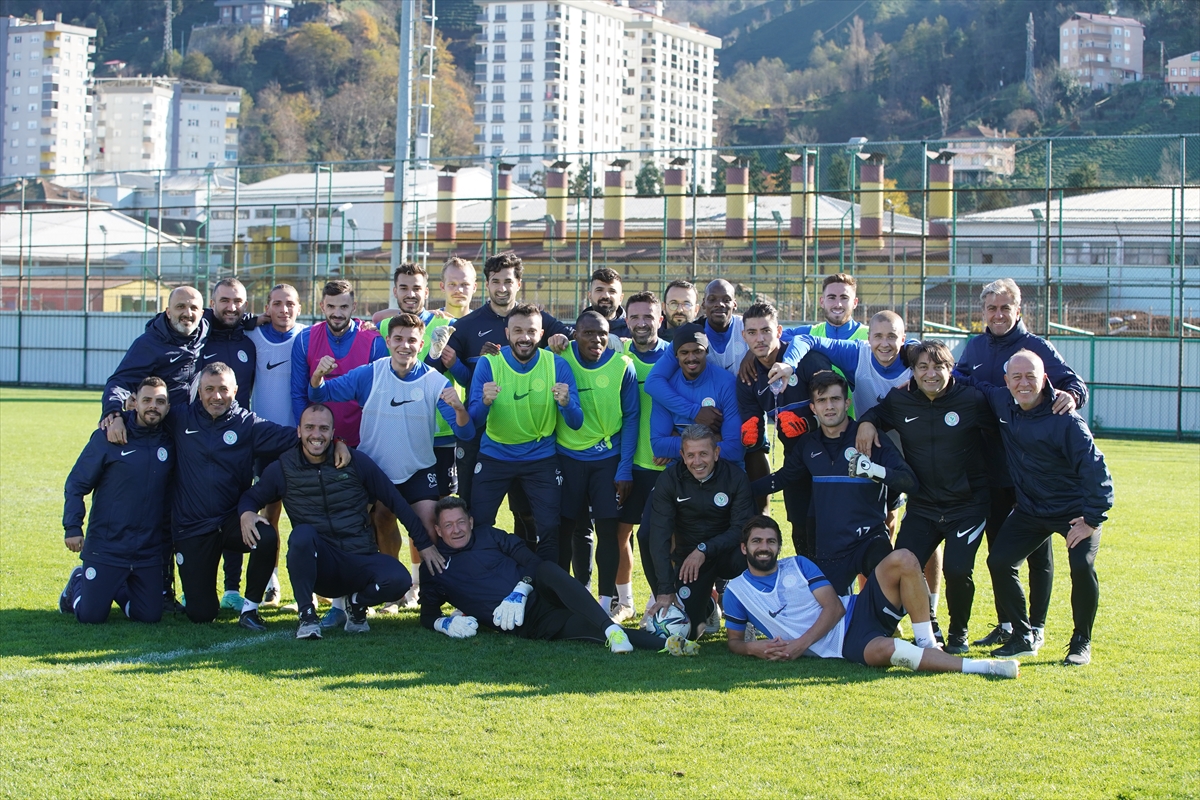 Çaykur Rizespor, Fenerbahçe maçı hazırlıklarını sürdürdü