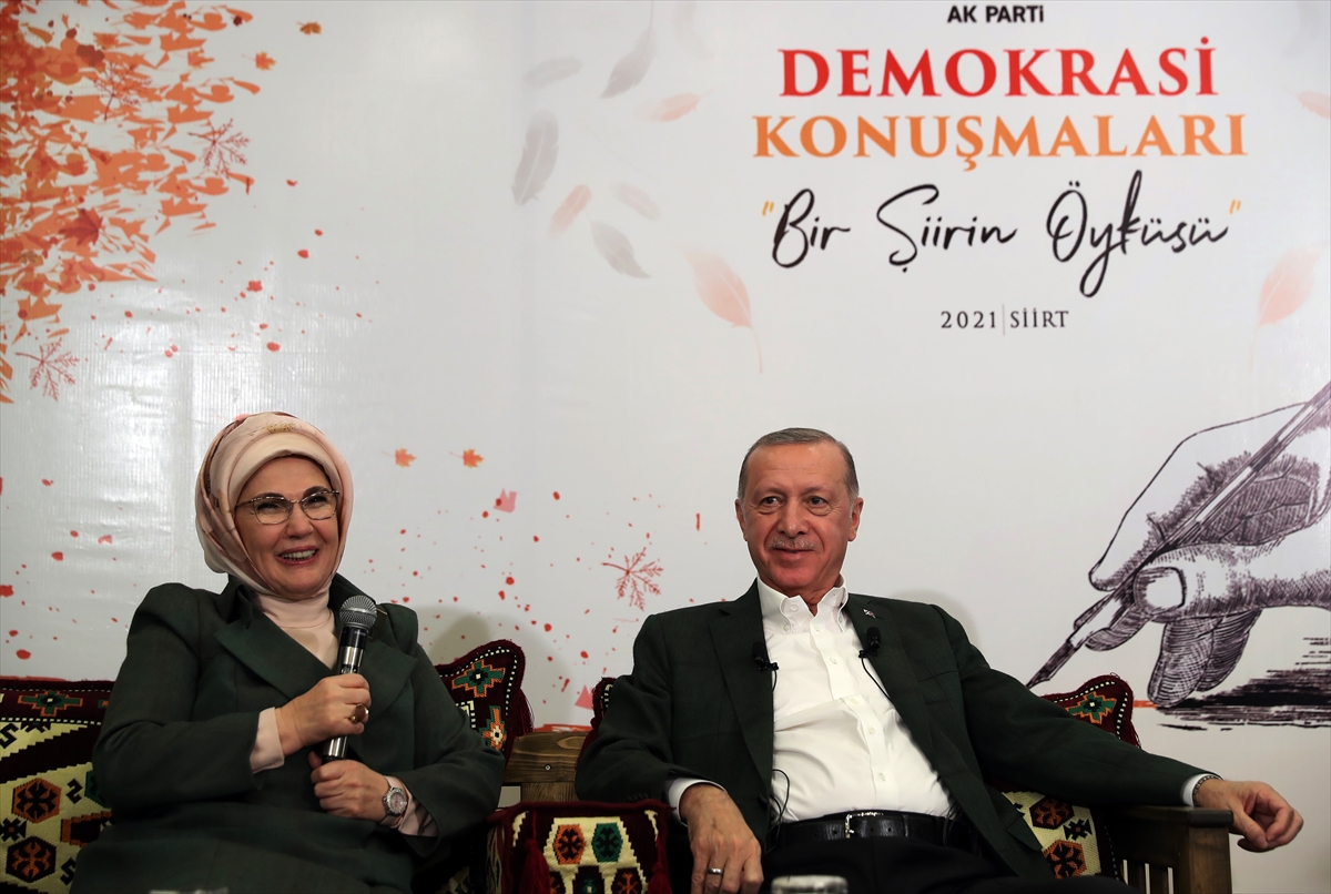 Cumhurbaşkanı Erdoğan, Siirt'te katıldığı “Demokrasi Buluşması” etkinliğinde konuştu: (1)