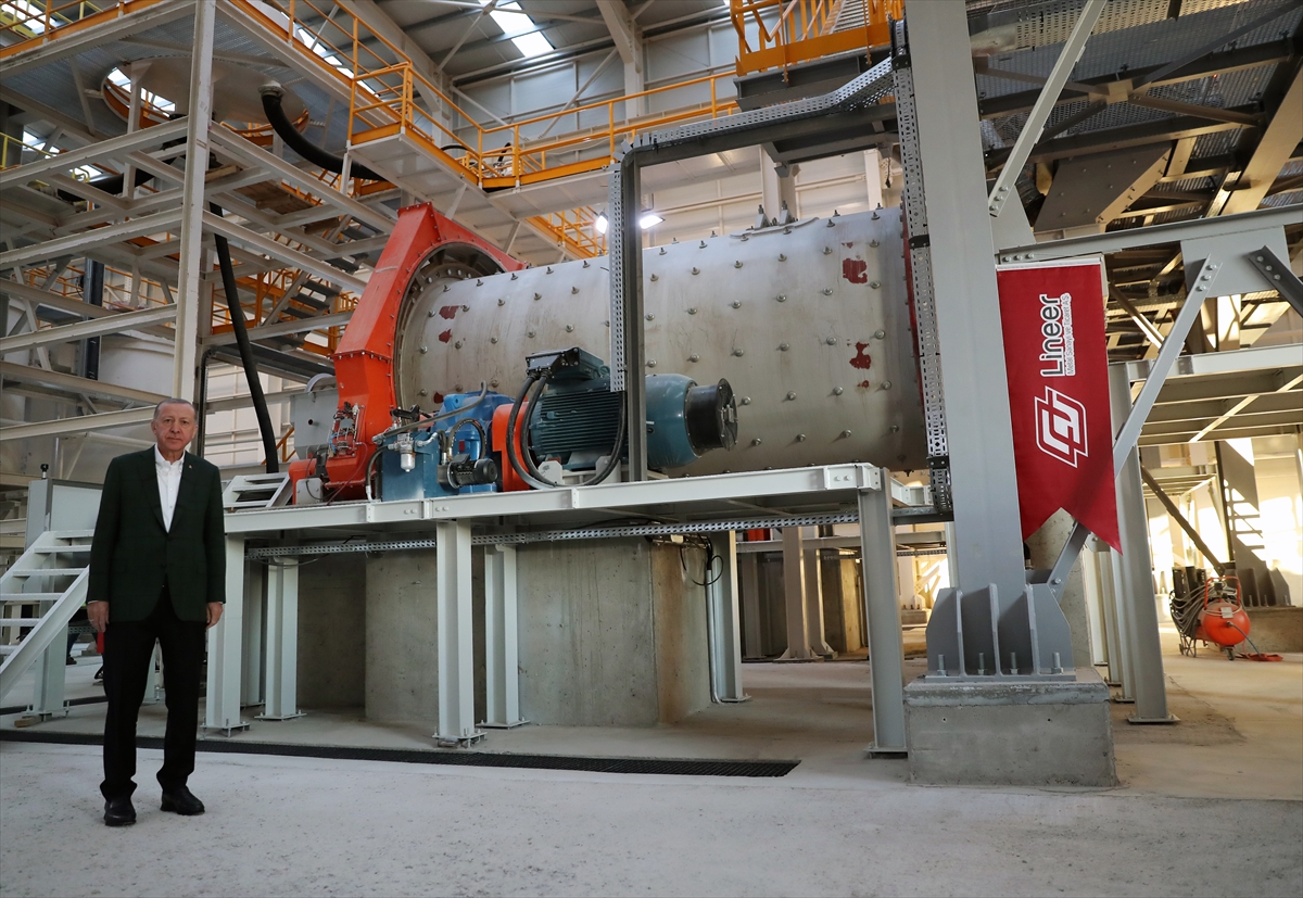 Cumhurbaşkanı Erdoğan, Lineer Metal Çinko Üretim Tesisi'ni açtı: