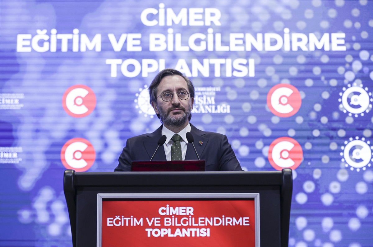 Cumhurbaşkanlığı İletişim Başkanı Altun CİMER Eğitim ve Bilgilendirme Toplantısı'nda konuştu: