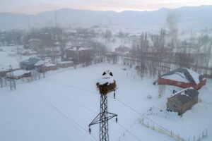 HAKKARİ (AA) – MESUT VAROL – Hakkari'nin Yüksekova ilçesinde göç
