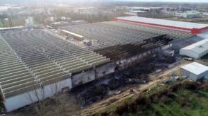 DÜZCE (AA) – Düzce'de mobilya fabrikasındaki yangın sonrası ortaya çıkan