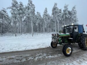 DÜZCE (AA) – Düzce soğuk hava ve sağanak, yüksek kesimlerde