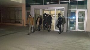 EDİRNE (AA) – Edirne'de askeri yasak bölgede yakalandıktan sonra gözaltına