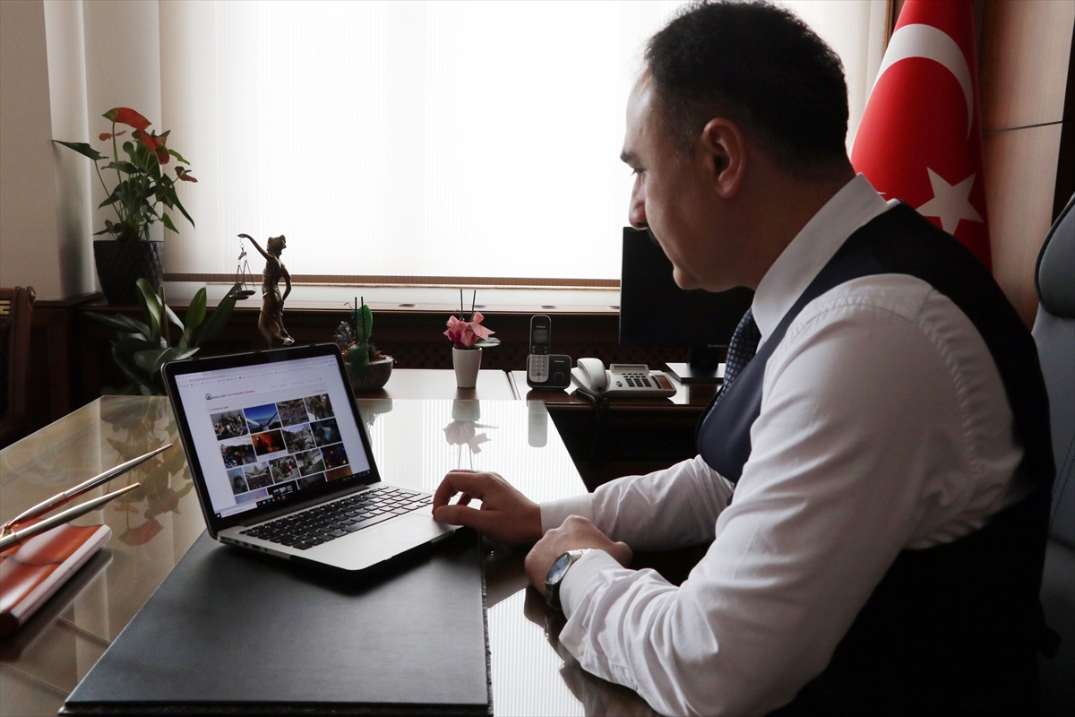 Erzurum Cumhuriyet Başsavcısı Tuncel, AA'nın “Yılın Fotoğrafları” oylamasına katıldı