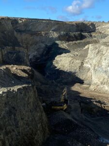 ESKİŞEHİR (AA) – Eskişehir'in İnönü ilçesindeki bir maden ocağında iş