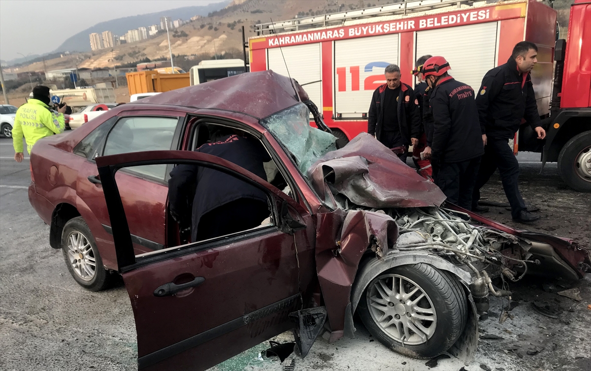 KAHRAMANMARAŞ (AA) – Kahramanmaraş'ta kamyon ile otomobilin çarpıştığı kazada 1