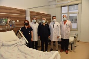 ÇORUM (AA) – Çorum'da göğüs kafesini açmadan, yaklaşık 7 santimetrelik