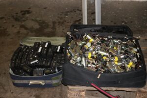 EDİRNE (AA) – Kapıkule Sınır Kapısında gümrük muhafaza ekiplerinin yılın