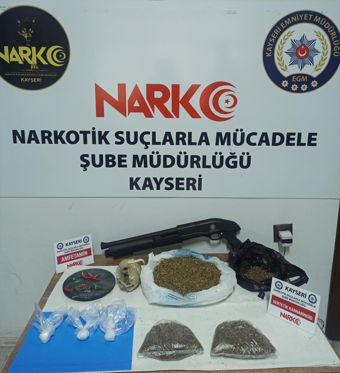 Kayseri'de uyuşturucu operasyonunda anne ve kızı yakalandı
