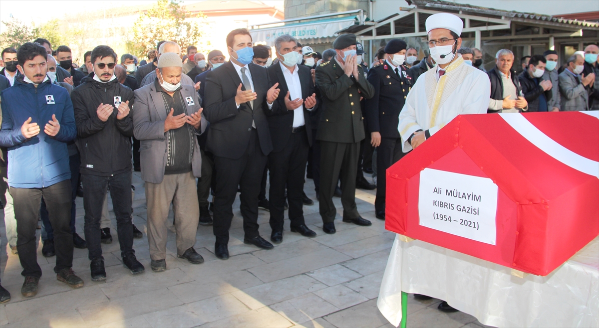 Kıbrıs gazisi Ali Mülayim Amasya'da son yolculuğuna uğurlandı