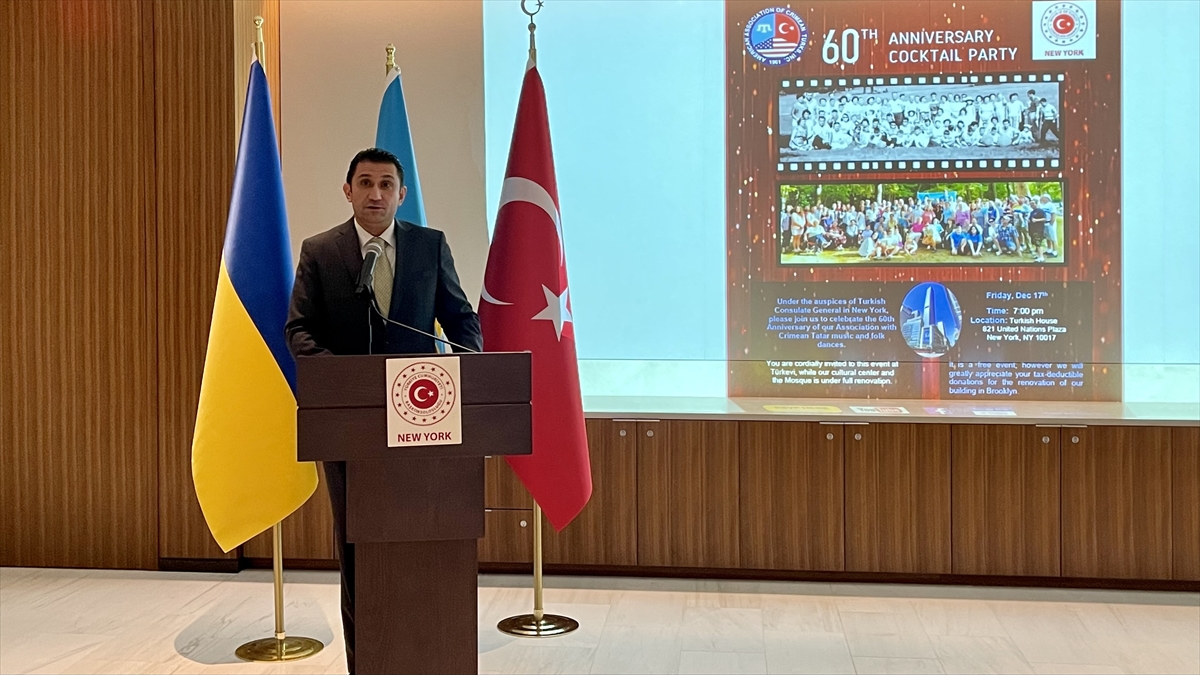 Kırım Türkleri Amerikan Derneğinin 60. kuruluş yıl dönümü New York'taki Türkevi'nde kutlandı