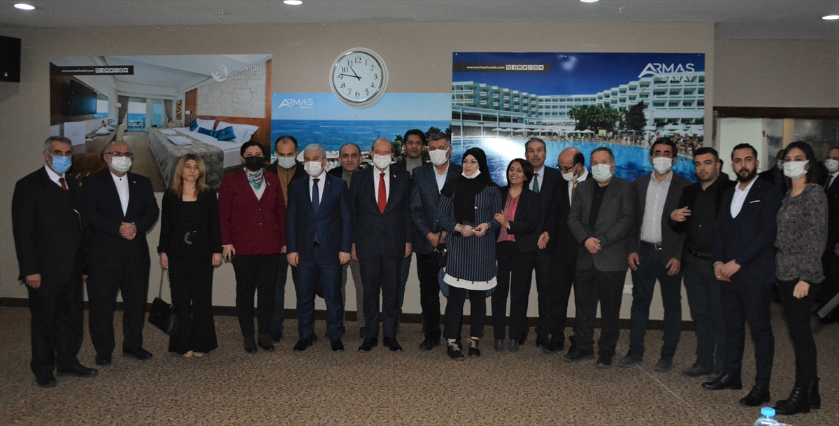 KKTC Cumhurbaşkanı Tatar Kırşehir'de basın mensuplarıyla bir araya geldi: