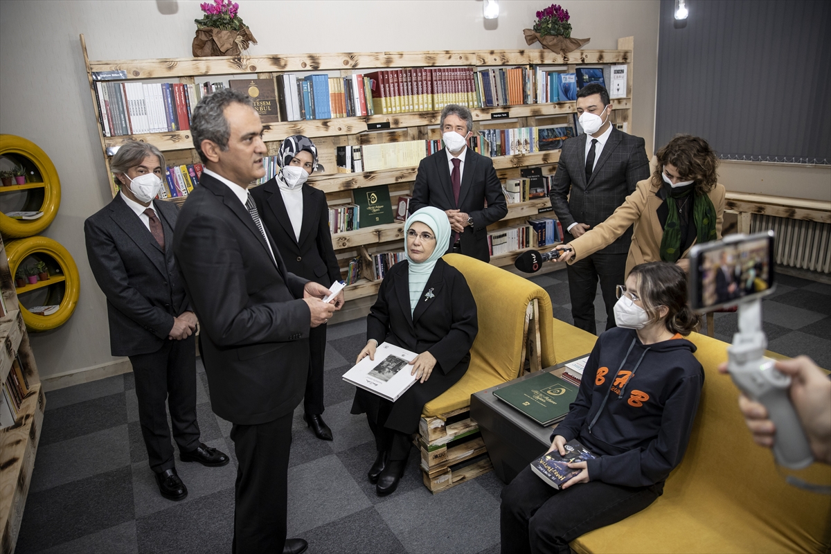Emine Erdoğan “Kütüphanesiz Okul Kalmayacak Projesi Kapanış Töreni”nde konuştu:
