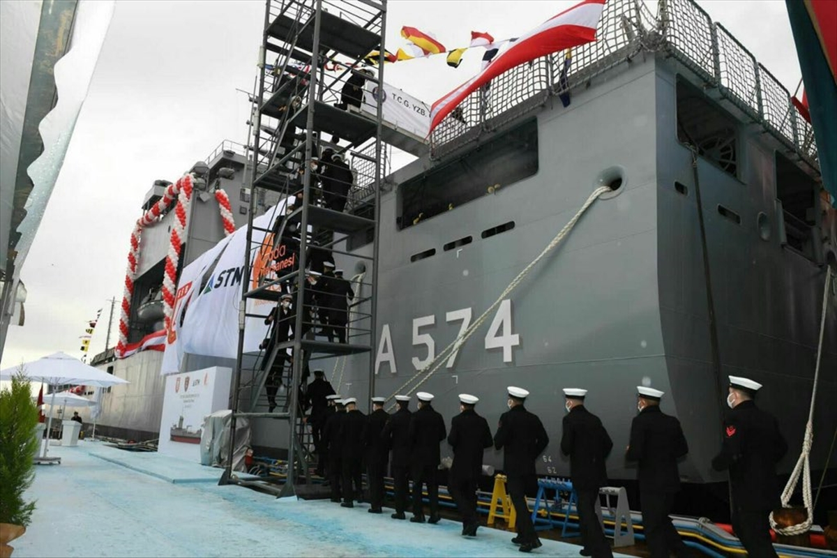 Lojistik Destek Gemisi “A-574” Deniz Kuvvetleri Komutanlığının hizmetine girdi
