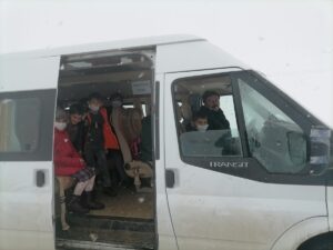 MALATYA (AA) – Malatya'nın Darende ilçesinde kar yağışı nedeniyle kapanan