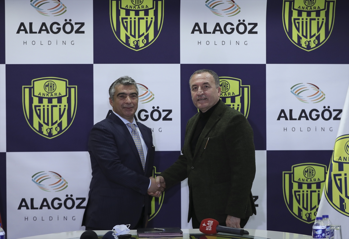 MKE Ankaragücü, Alagöz Holding ile sponsorluk anlaşması yaptı