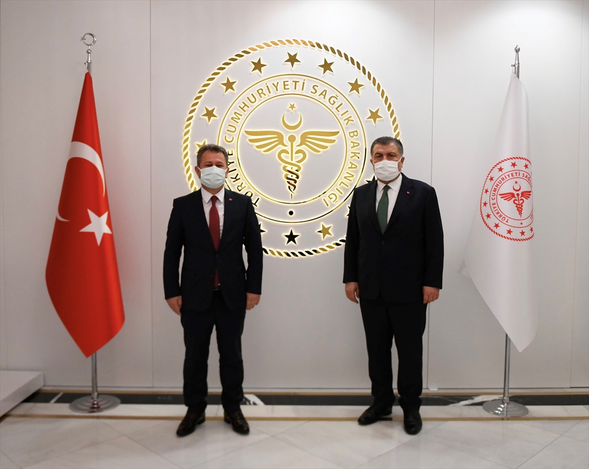 ÖSYM Başkanı Aygün, Bakan Koca'yı ziyaret etti
