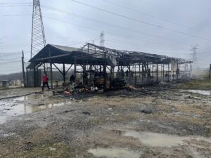 SAKARYA (AA) – Sakarya'nın Serdivan ilçesinde bir paintball işletmesinde çıkan