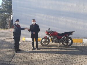 SAMSUN (AA) – Samsun'un 19 Mayıs ilçesinde motosiklet çalan hükümlü,