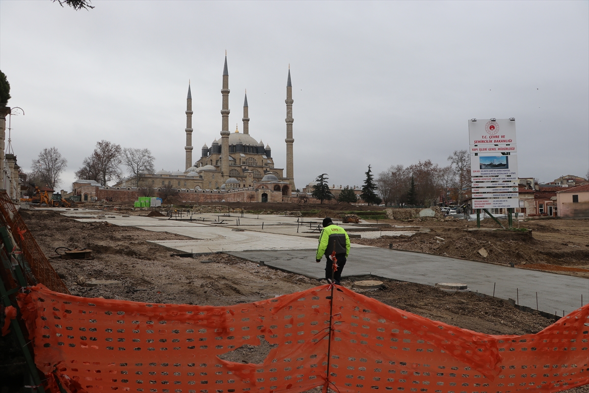 Selimiye Camisi çevre düzenlemesinin gelecek yıl martta bitmesi hedefleniyor