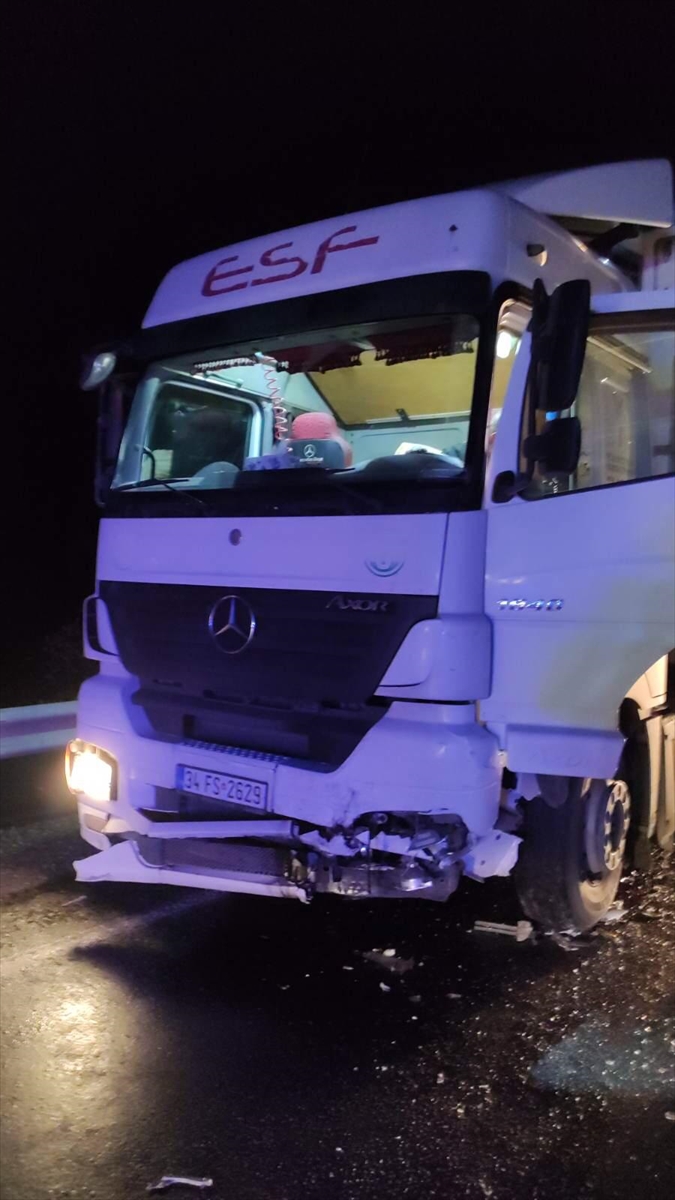 Siirt'te tır ile çarpışan otomobilin sürücüsü öldü, 5 kişi yaralandı