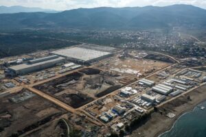 - Tesisin inşaat çalışmaları drone ile görüntülendi