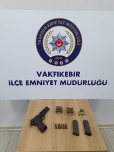 TRABZON (AA) – Trabzon'un Tonya ve Vakfıkebir ilçelerinde düzenlenen silah