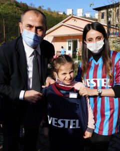 TRABZON (AA) – Trabzonspor Teknik Direktörü Abdullah Avcı ve futbolcular,