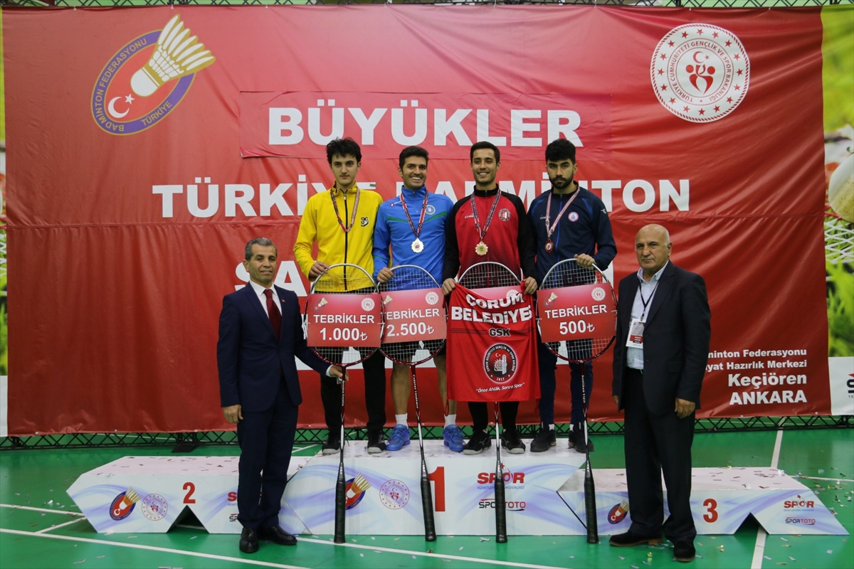 Türkiye Badminton Şampiyonası sona erdi