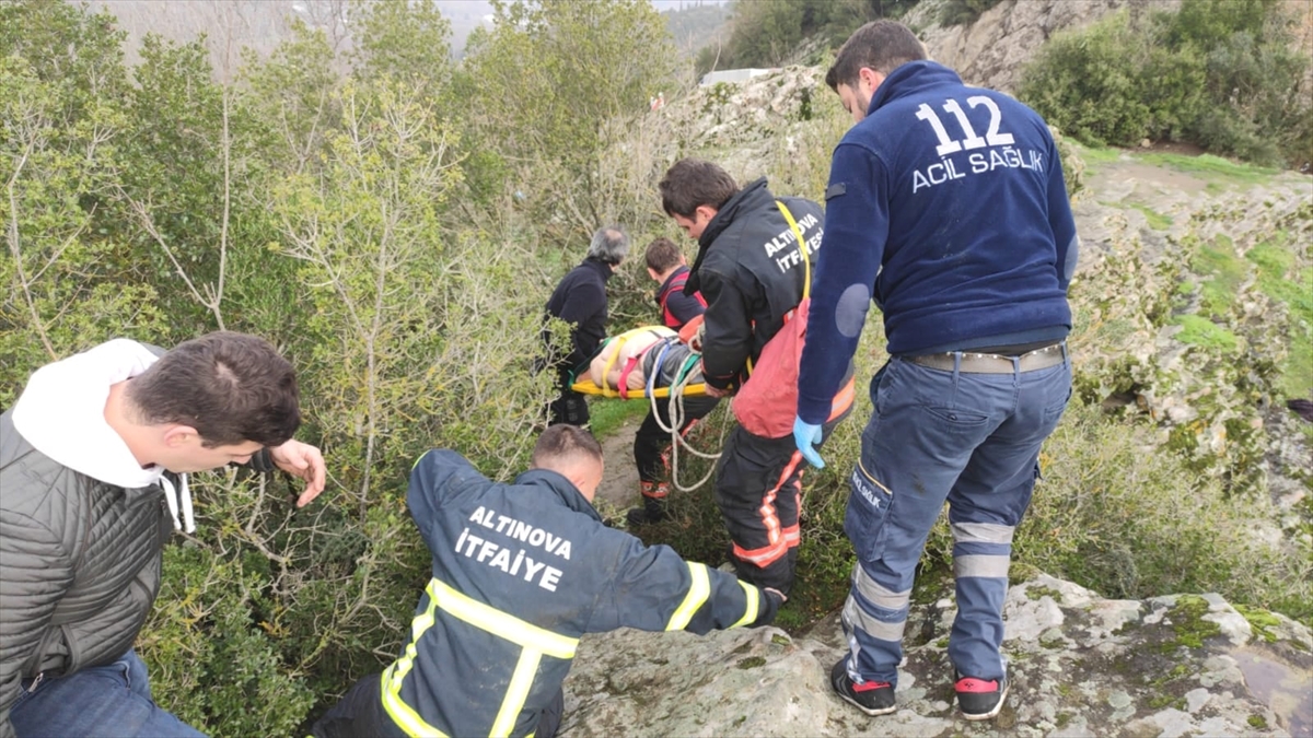 Yalova'da uçurumdan düşen kişi hayatını kaybetti