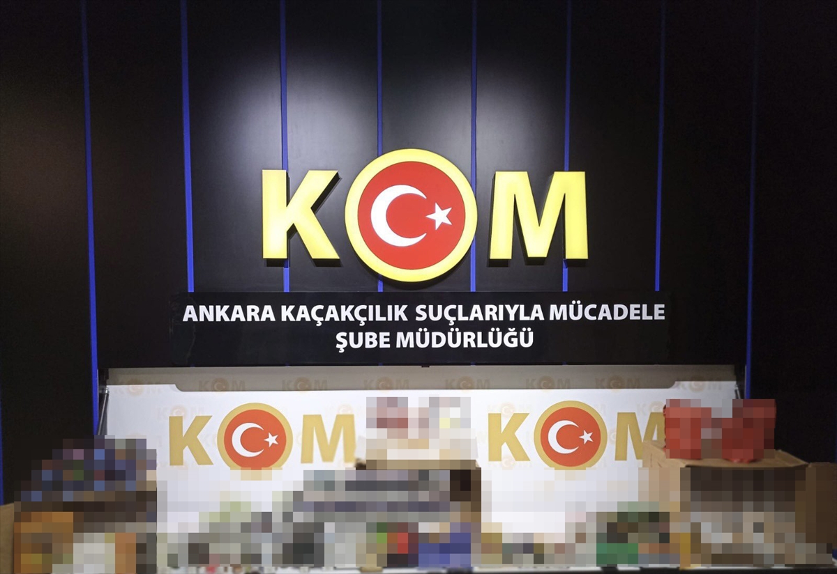 Ankara'da kaçakçılık operasyonunda 2 şüpheli gözaltına alındı