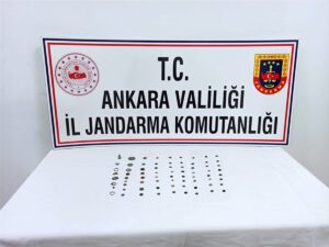 ANKARA (AA) – Ankara'nın Çubuk ilçesinde Roma dönemine ait 63