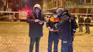 BALIKESİR (AA) – Balıkesir'in Karesi ilçesinde temel kazısı yapılmış arsada