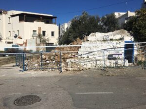 MUĞLA (AA) – Muğla'nın Bodrum ilçesinde çöken 100 yıllık su