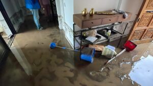 - Su basan evlerde mahsur kalanların bazıları kendi çabalarıyla kurtulurken,