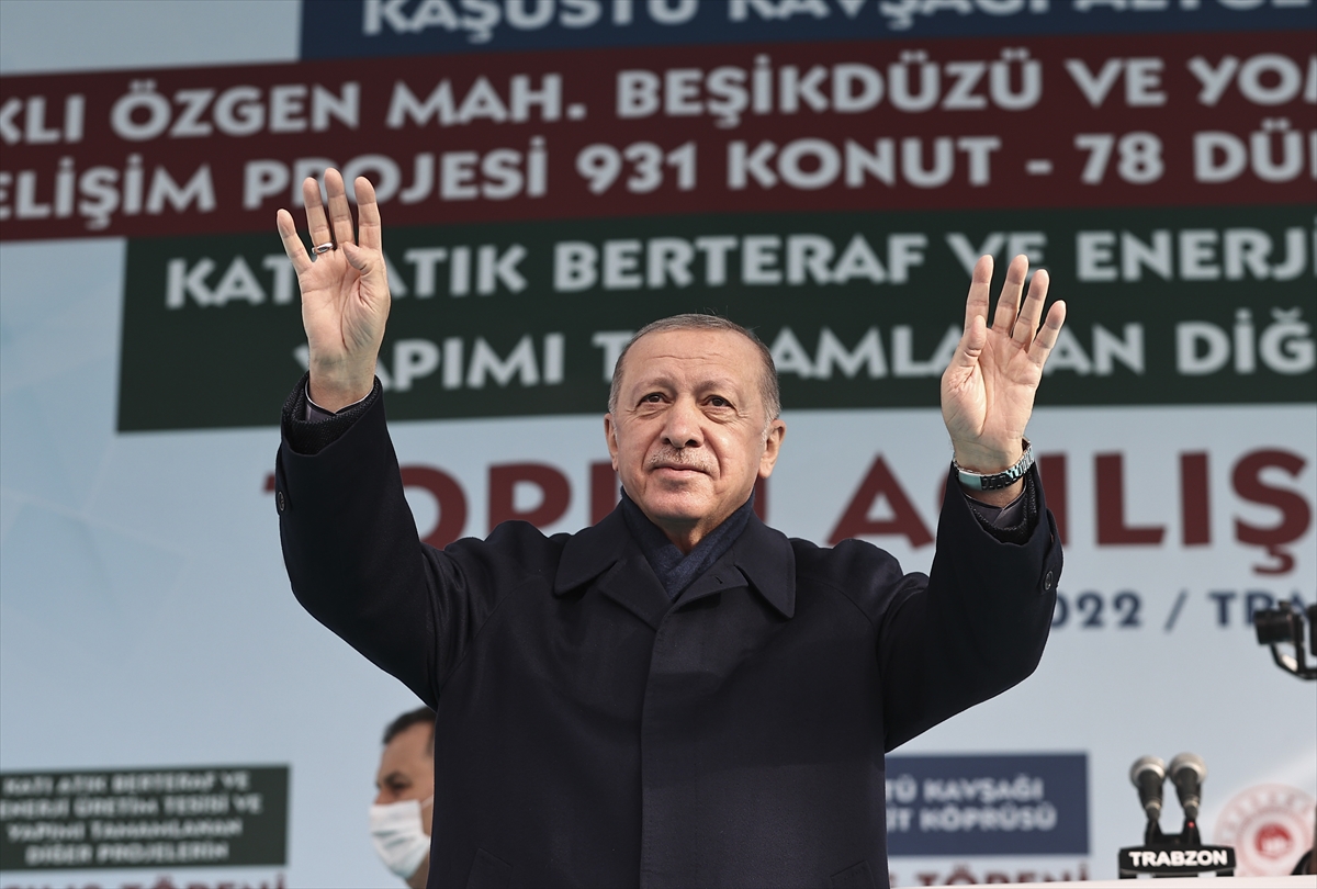 TRABZON (AA) – Cumhurbaşkanı Recep Tayyip Erdoğan, "Trabzon ile Trabzonlu