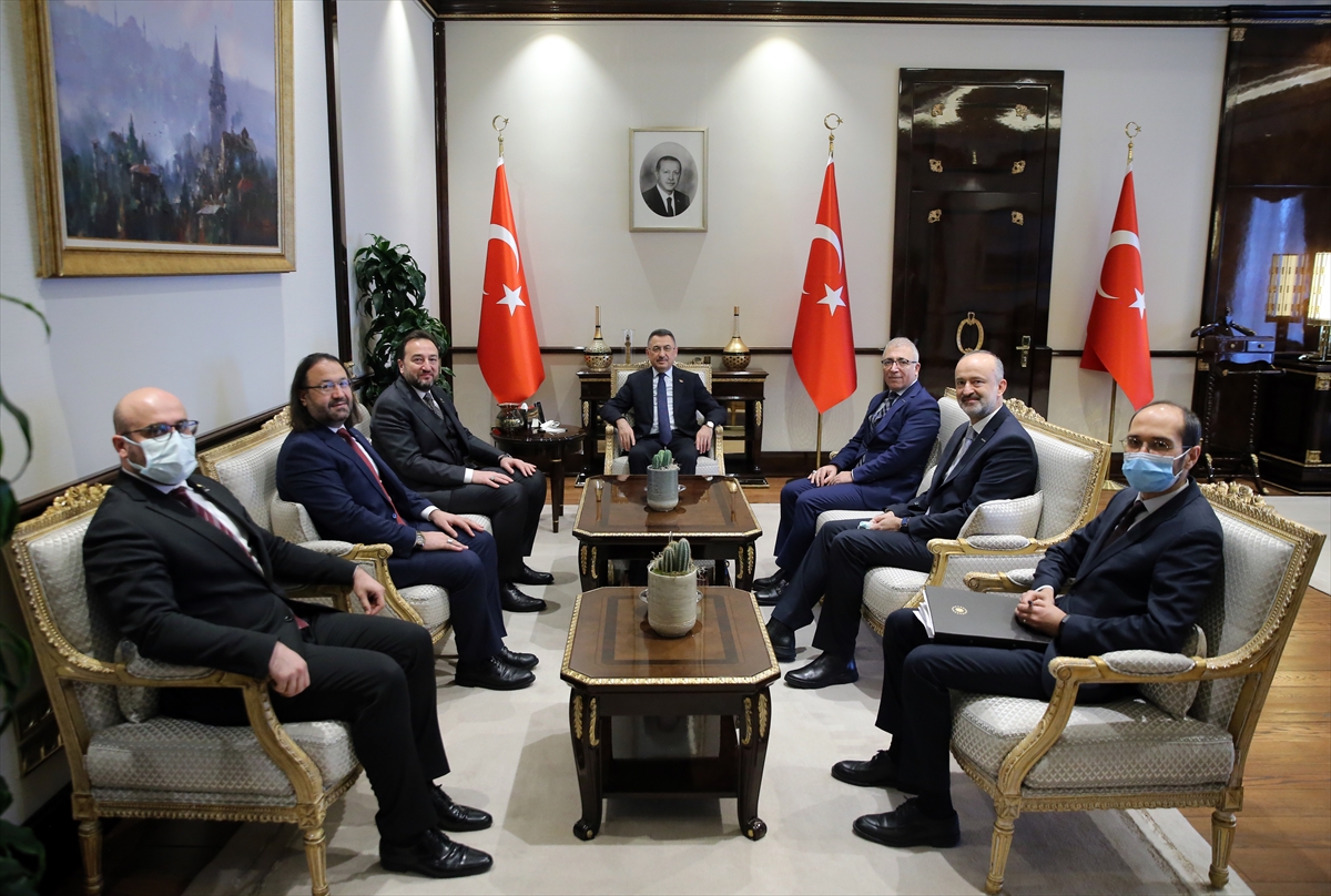 Cumhurbaşkanı Yardımcısı Oktay, MÜSİAD Başkanı Asmalı'yı kabul etti