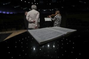 ANKARA (AA) – Cumhurbaşkanlığı Senfoni Orkestrası'nın (CSO) sahnede eşlik ettiği