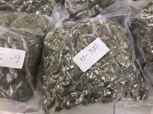 DÜZCE (AA) – Düzce'de 19 kilo 533 gram esrar ele