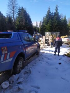 DÜZCE (AA) – Düzce'nin yüksek kesimlerinde geçen hafta etkili olan