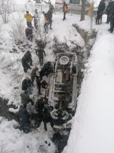 GÜMÜŞHANE (AA) – Gümüşhane'nin Torul ilçesinde meydana gelen trafik kazasında