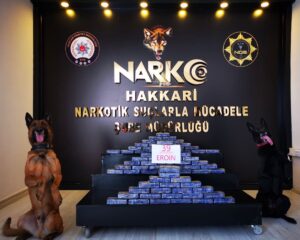 HAKKARİ (AA) – Hakkari'nin Yüksekova ilçesinde bir aracın marşpiyel kısmına