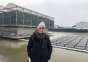 ROTTERDAM (AA) – Hollanda'nın Rotterdam kentindeki "dünyanın ilk" yüzen çiftliği,