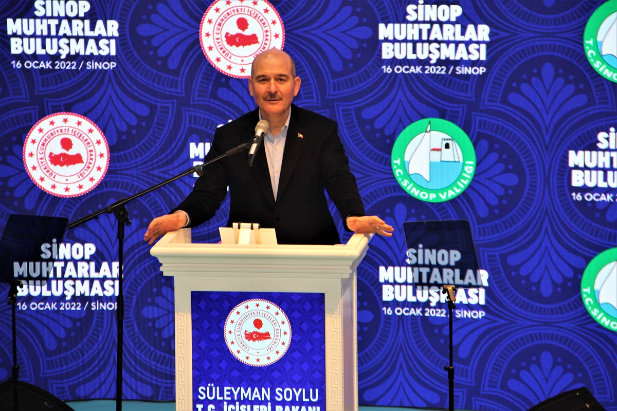 İçişleri Bakanı Soylu, “Sinop Muhtarlar Buluşması”nda konuştu: