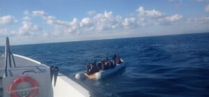 İZMİR (AA) – İzmir'in Çeşme ilçesi açıklarında Yunanistan unsurlarında denize