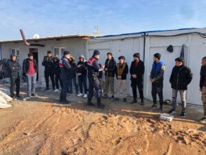 İZMİR (AA) – İzmir'de jandarmanın düzensiz göçle mücadeleye yönelik huzur